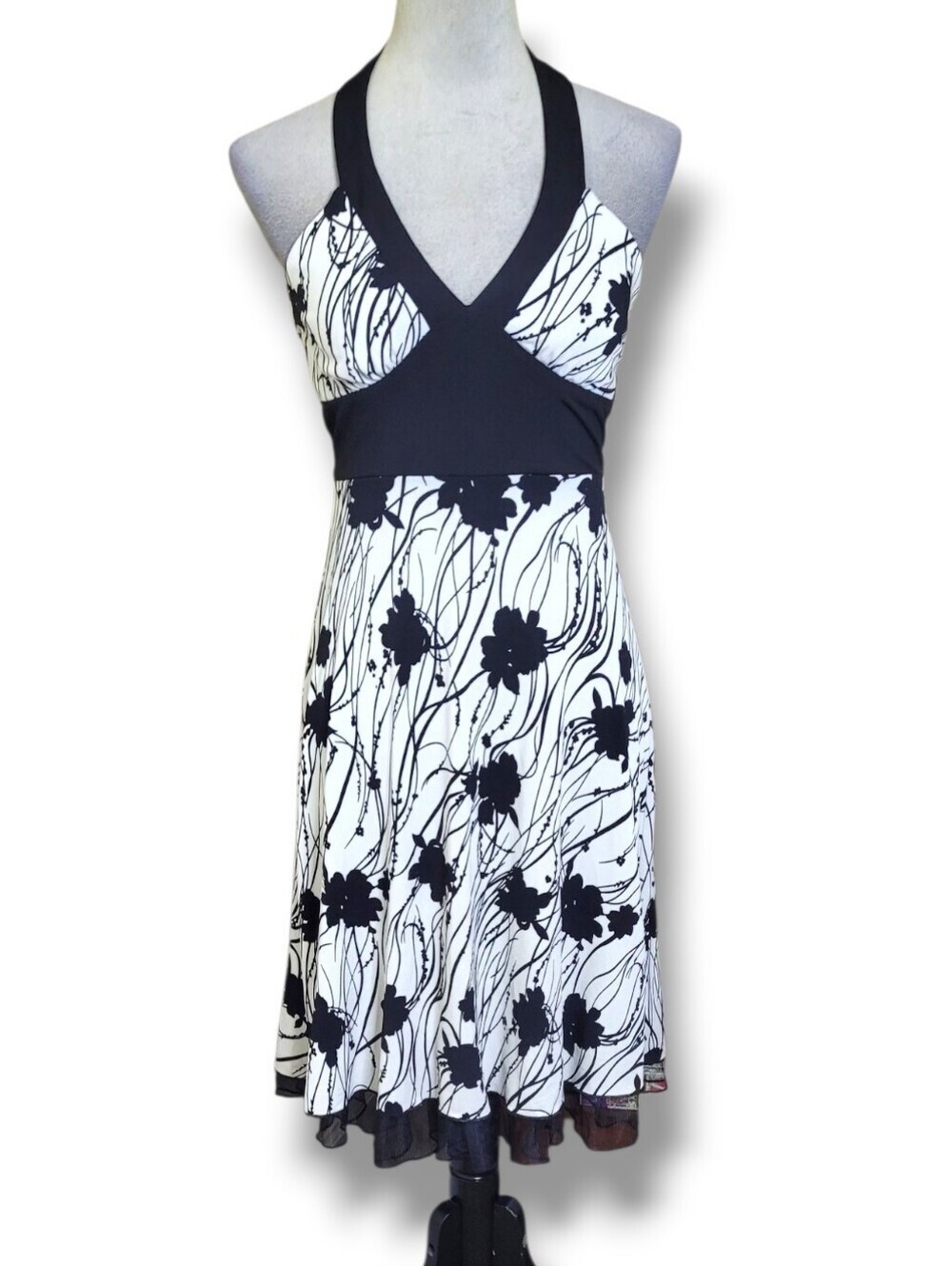 Speechless Floral Halter Dress Size S